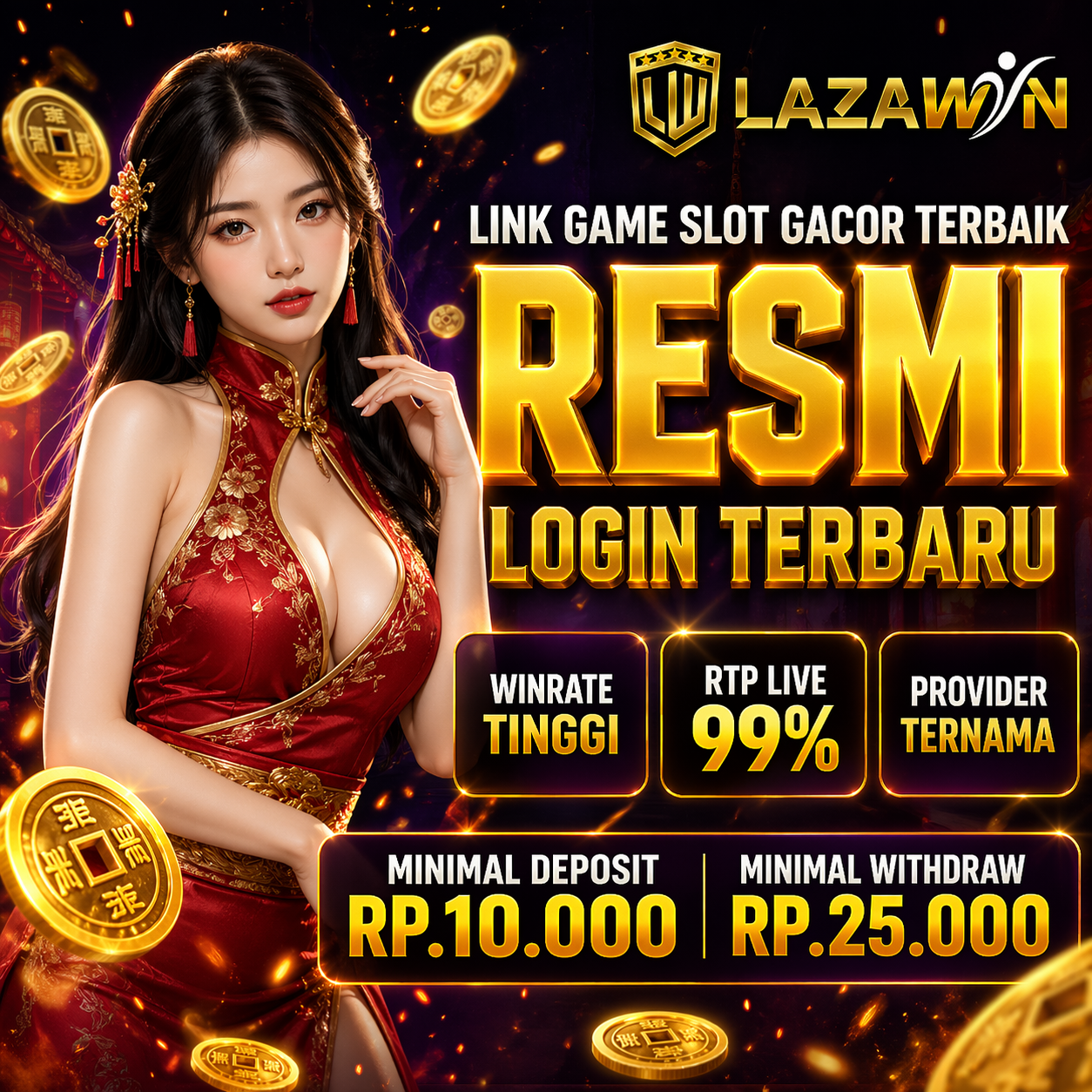 LAZAWIN 🎰 Link Alternatif Slot Gacor Anti Kalah 2026